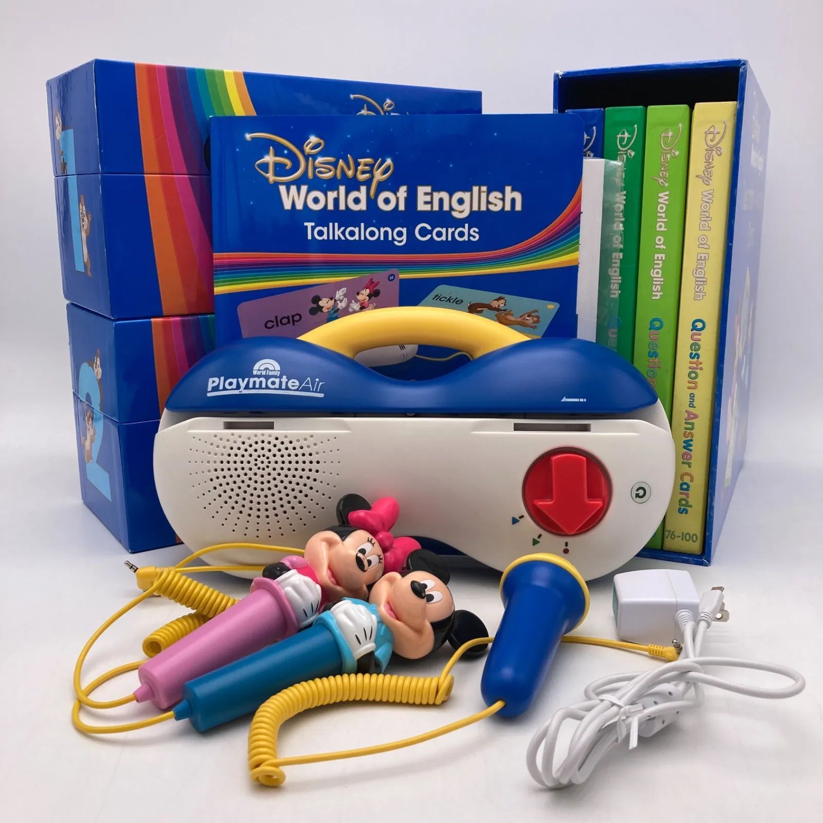 最新 トークアロング・Q＆Aカード ディズニー英語システム DWE