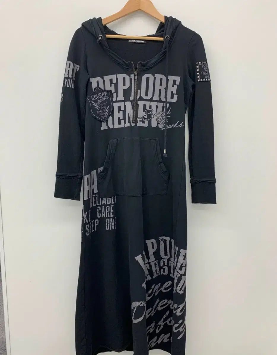 ゴーストオブハレム フード ONE PIECE ブラック ゴーハル パンク ゴス