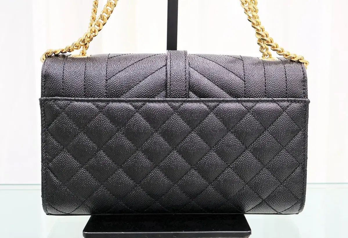 サンローラン エンベロープ チェーン クロス ショルダーバッグ 600195 BOW91 1000