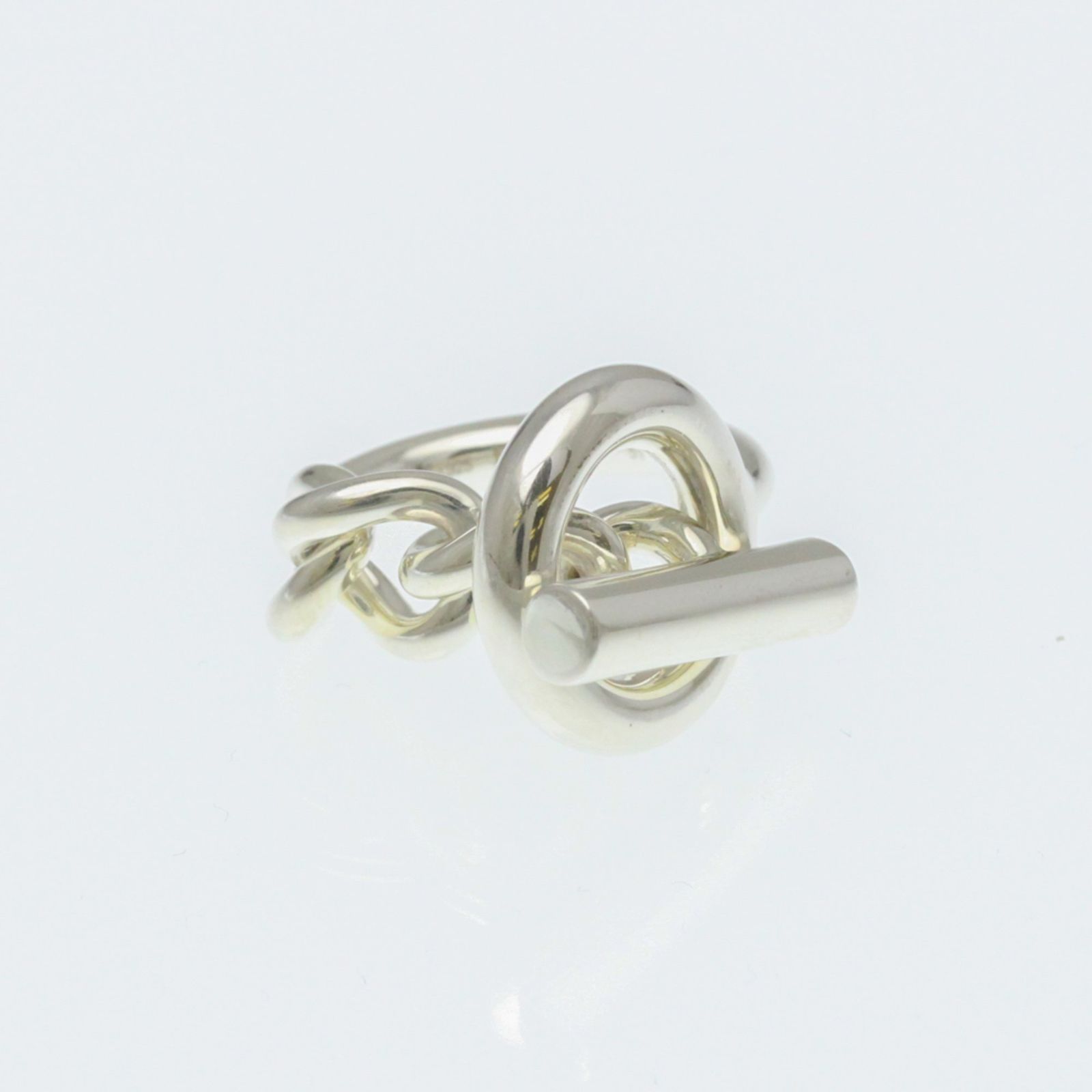 エルメス Hermes クロワゼット リング シルバー ファッション 無し バンドリング シルバー