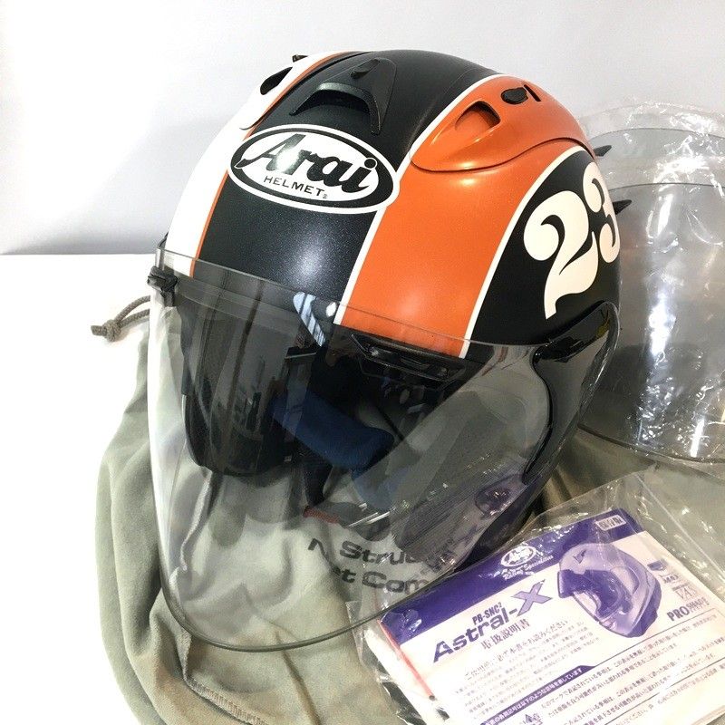 Arai アライ SZ RAM 4 STOUT ジェットヘルメット 除菌消臭済 Mサイズ ブラック オートバイ ツーリング ライディング バイカー バイク用品 TA 3643