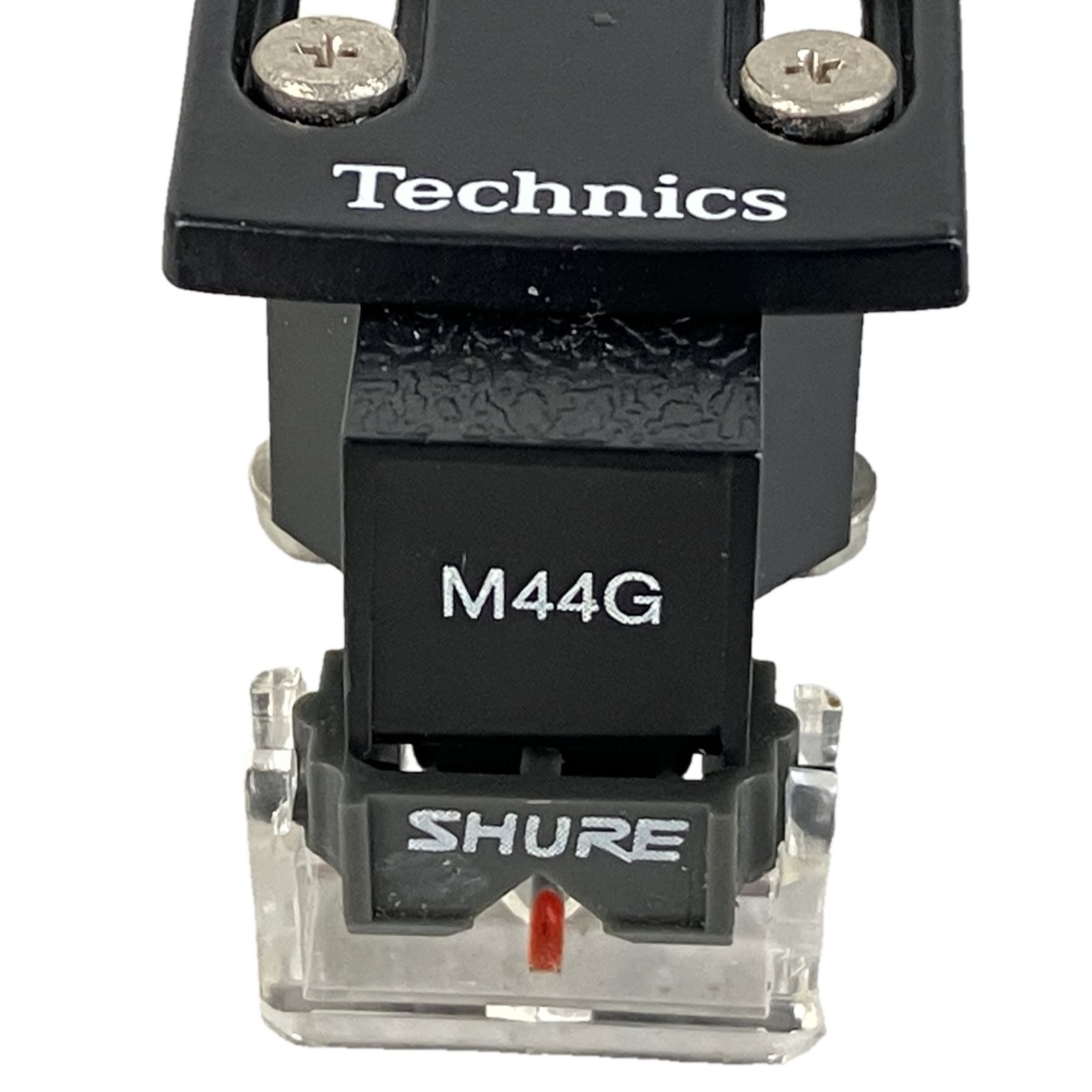 SHURE M44G カートリッジ Technics シェル付き 音響機材 中古