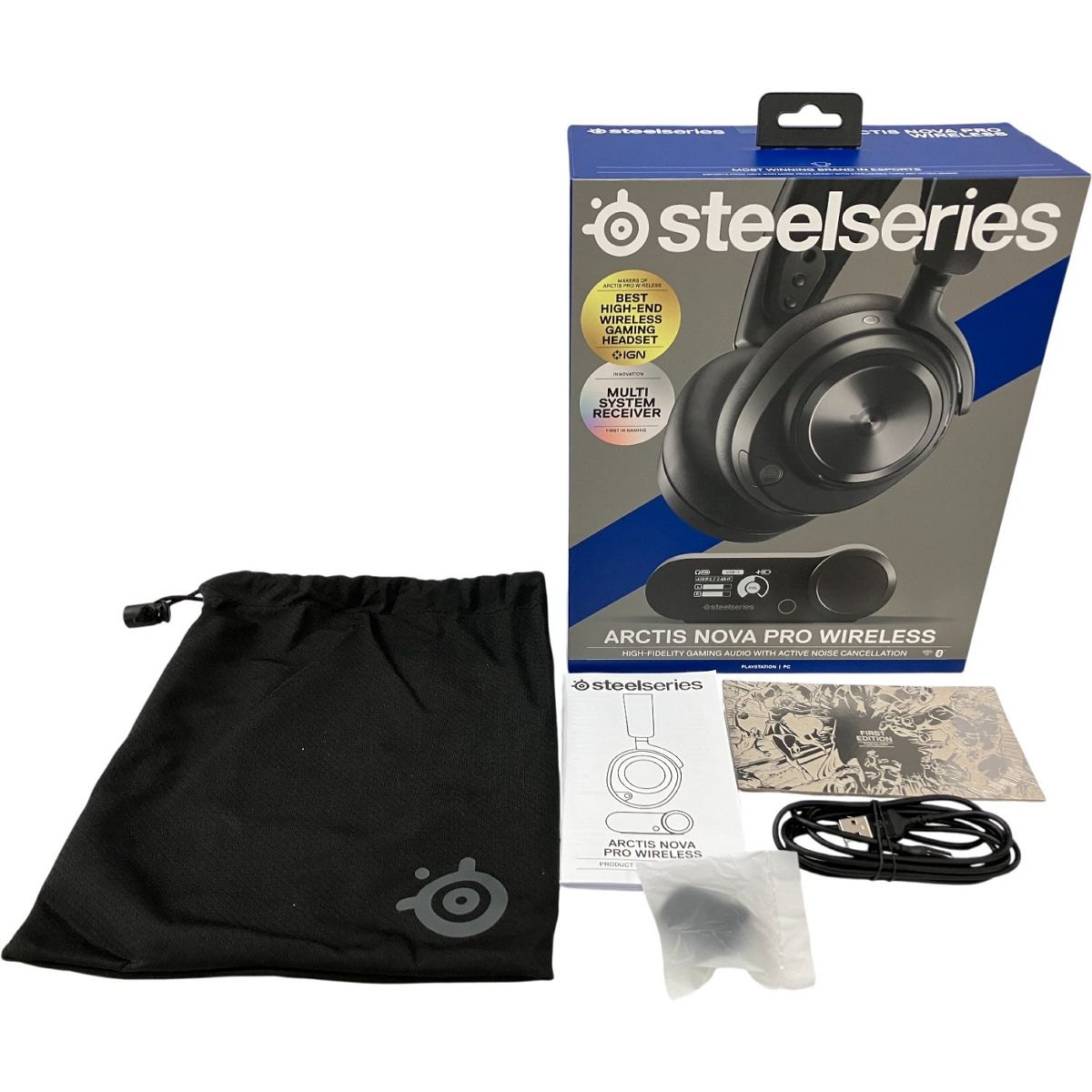 SteelSeries Arctis Nova Pro Wireless ゲーミング ヘッドセット H10603357