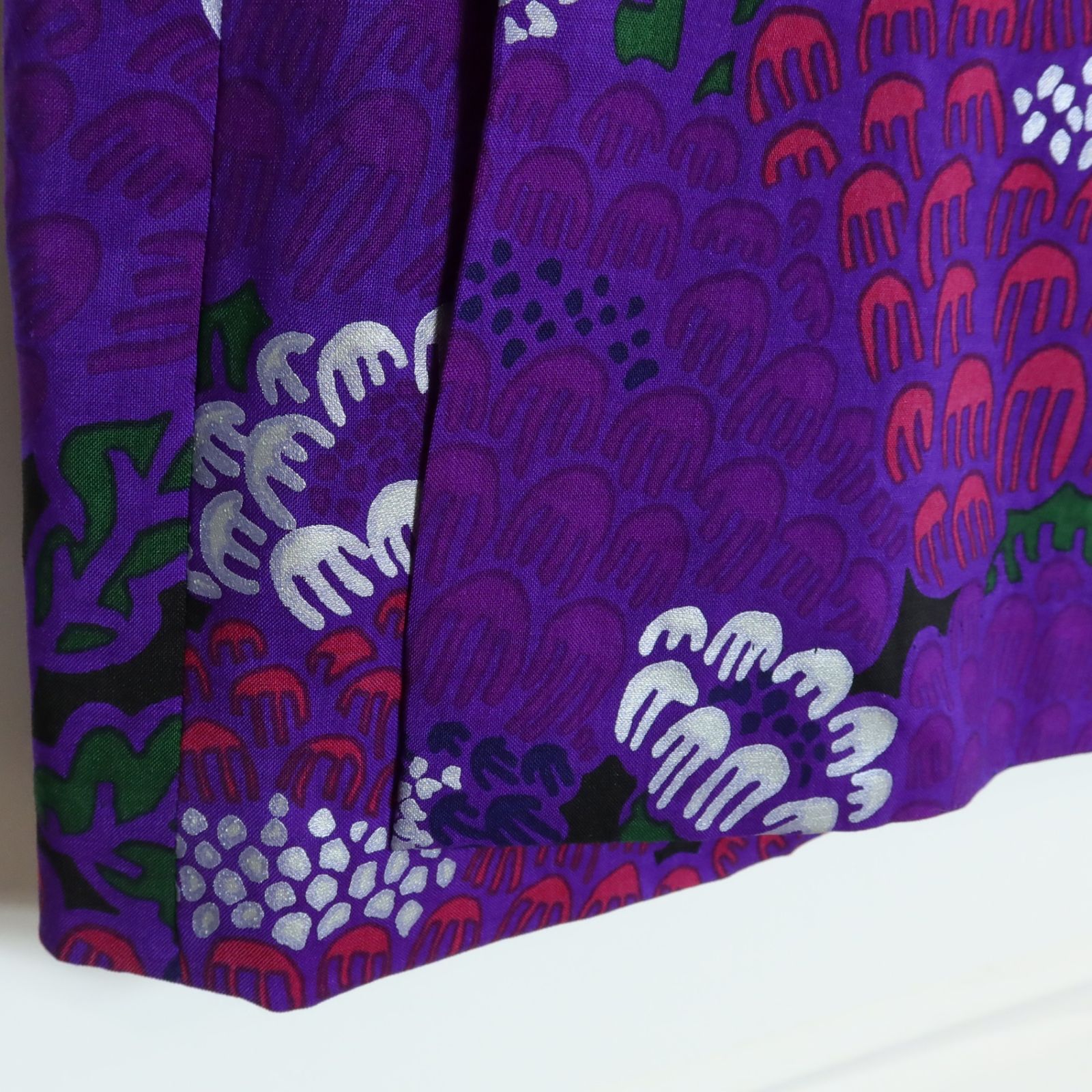 極美品】SOUSOU ソウソウ☆モスリン こしき けんらん 夜紫 サイズL