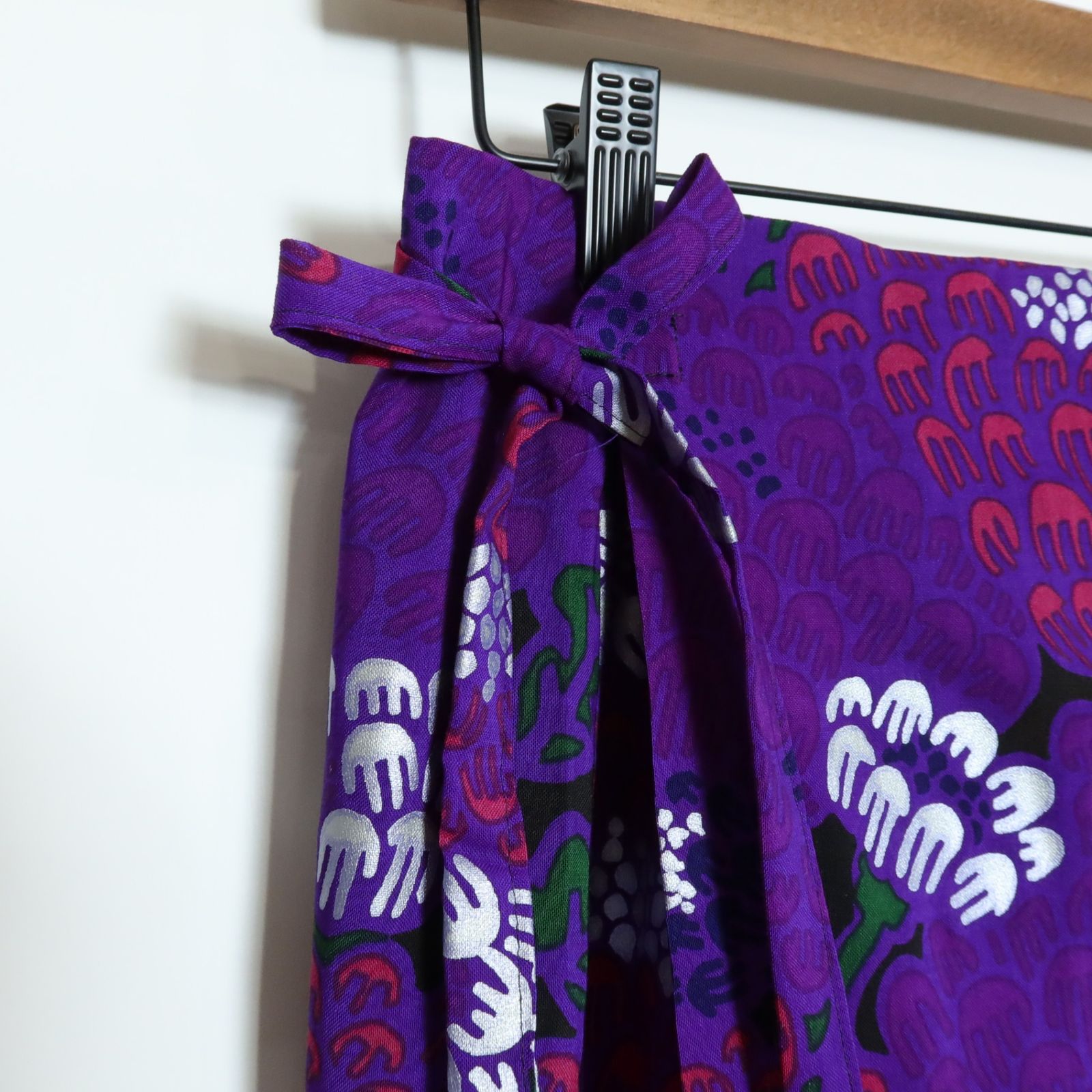 極美品】SOUSOU ソウソウ☆モスリン こしき けんらん 夜紫 サイズL