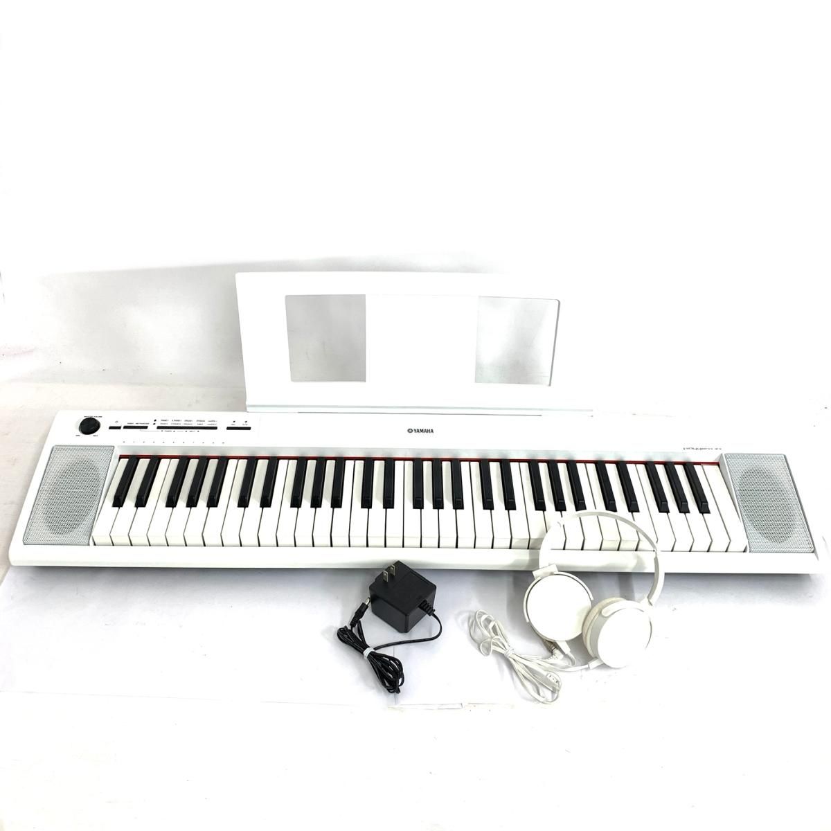 YAMAHA ヤマハ 電子キーボード NP 12 2020年製 ホワイト ユニセックス