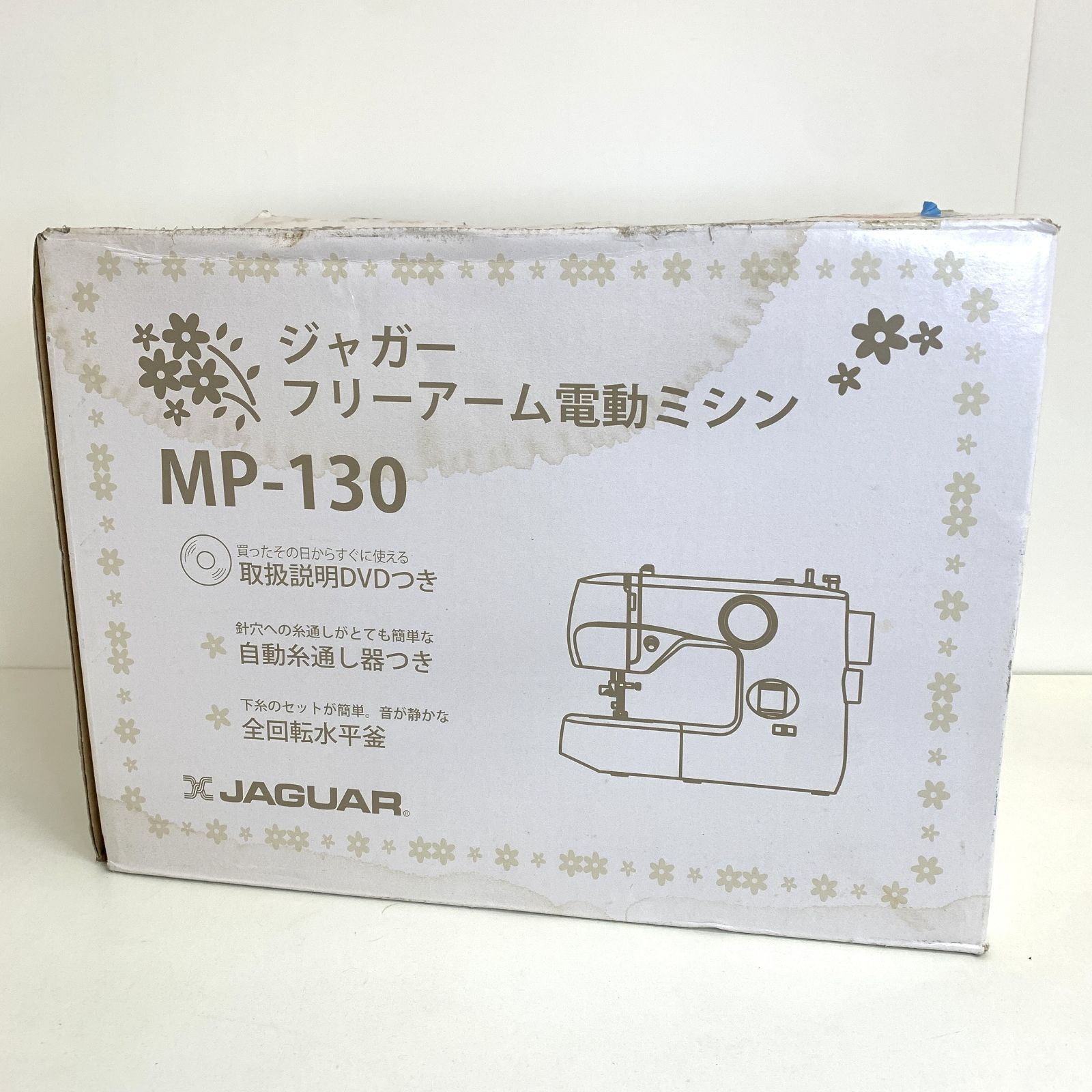 中古品】JAGUAR MP-130 フリーアーム電動ミシン ジャガー ミシン GT 