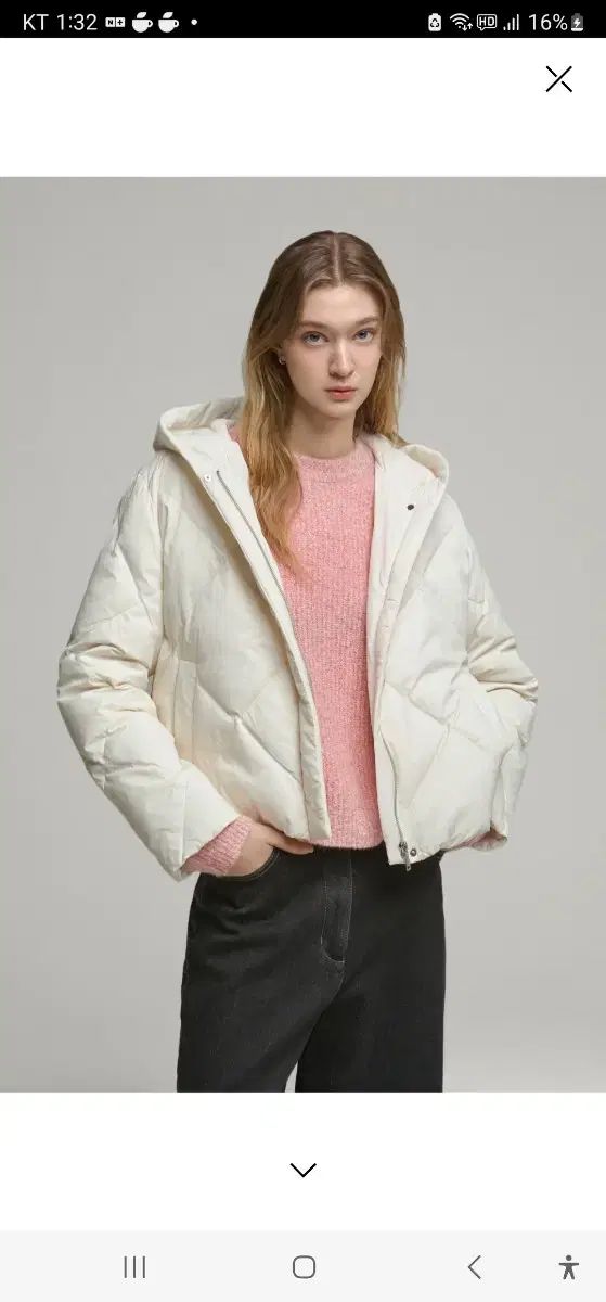 24年 DKNY ディーケーエヌワイ ライト グースダウン xs