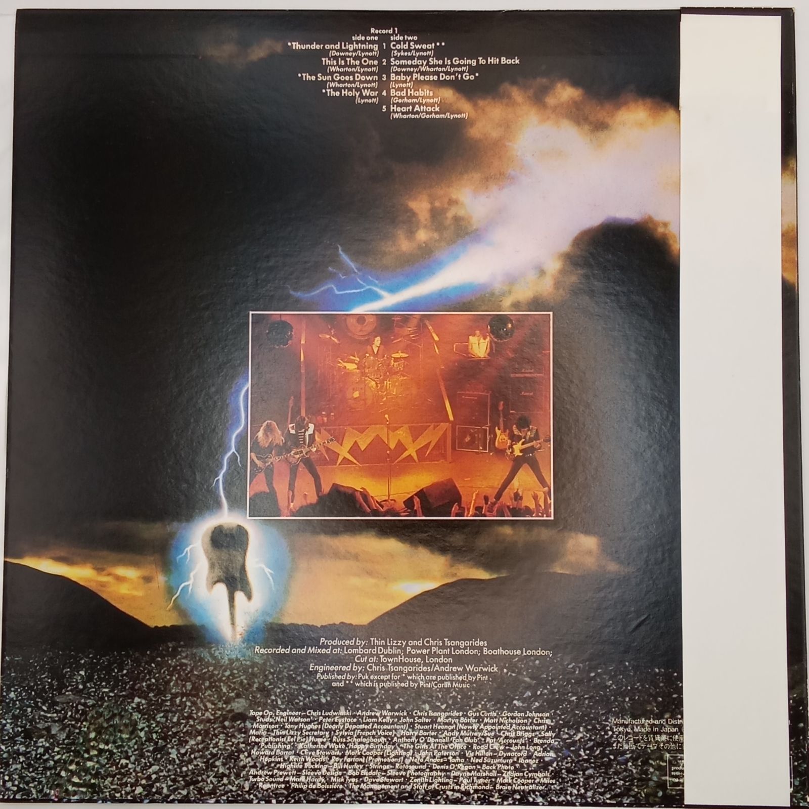 シン・リジィ（Thin Lizzy） – サンダー・アンド・ライトニング