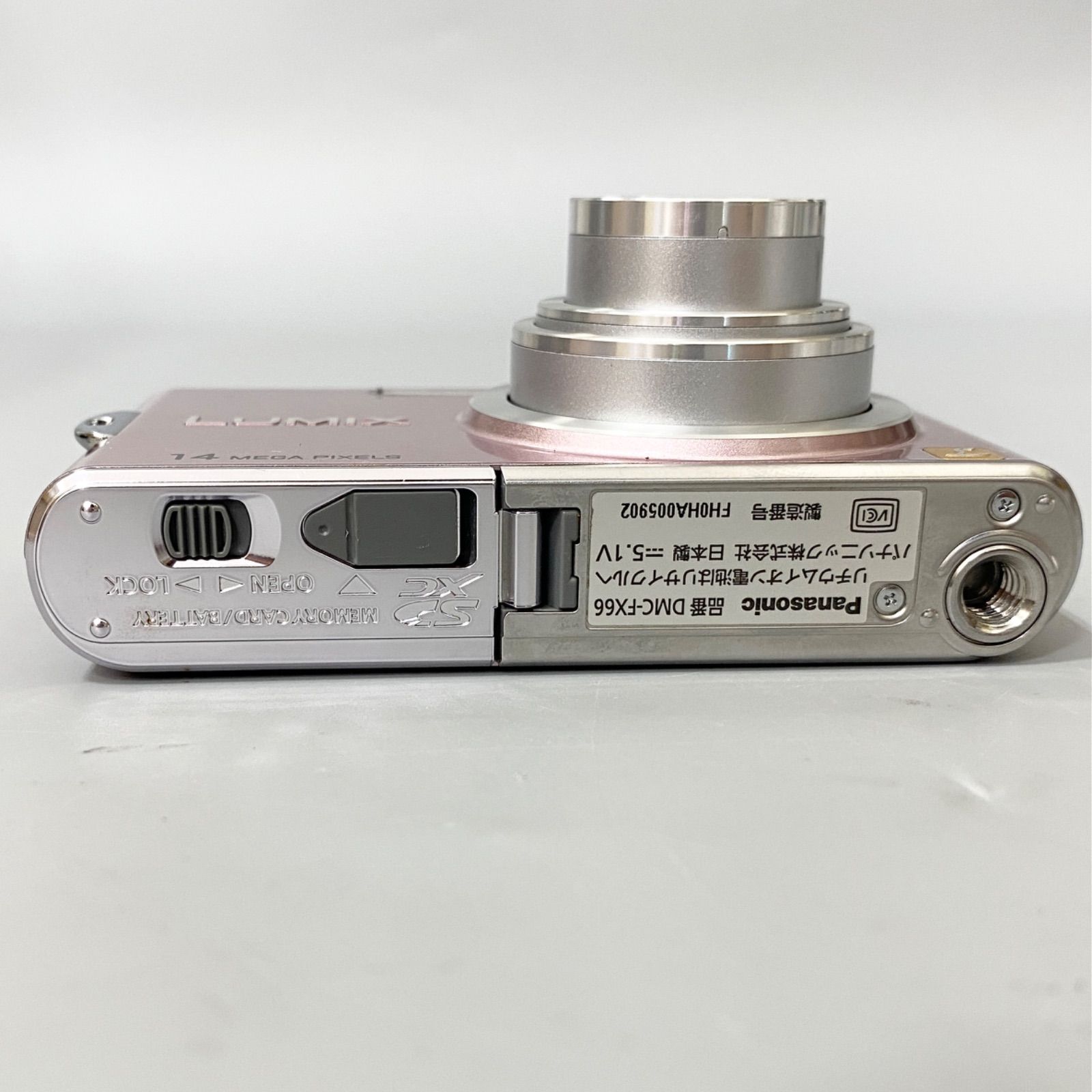 美品】Panasonic LUMIX DMC-FX66 ゴールド デジカメ Panasonic LUMIX