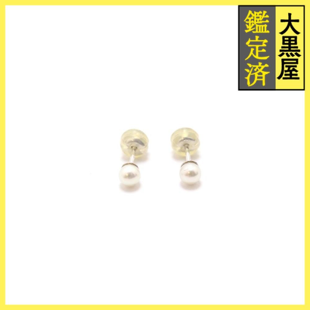 タサキ ピアス K18WG あこや真珠 両耳用 460