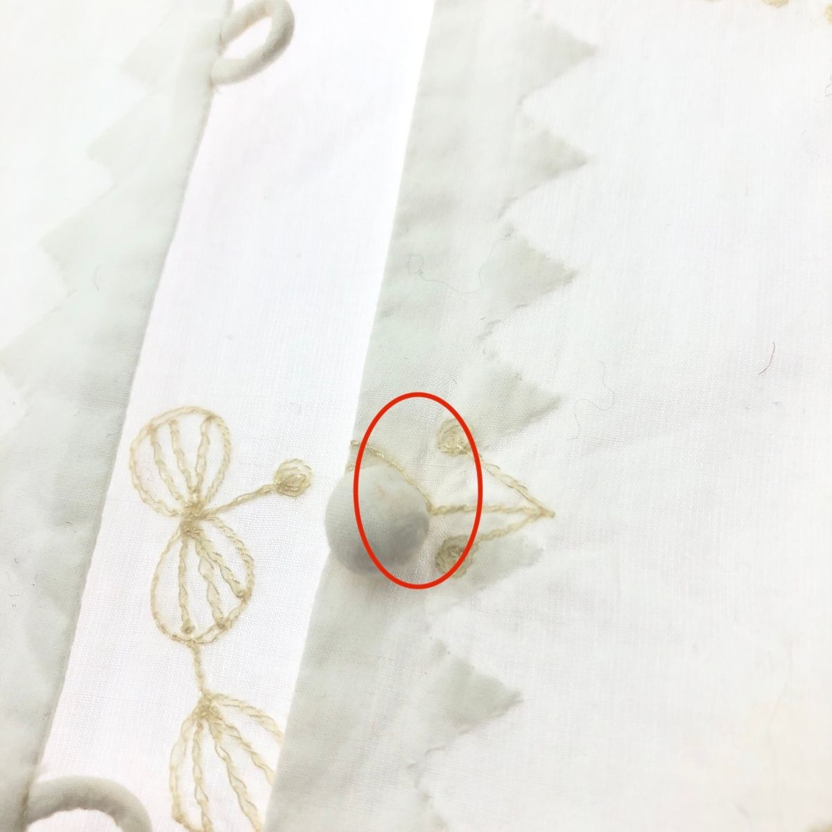  haat ISSEY MIYAKE ハート イッセイミヤケ チュニックワンピース サイズ表記なし ノースリーブ 刺繍 花柄 総柄 ホワイト ノースリーブ チュニック