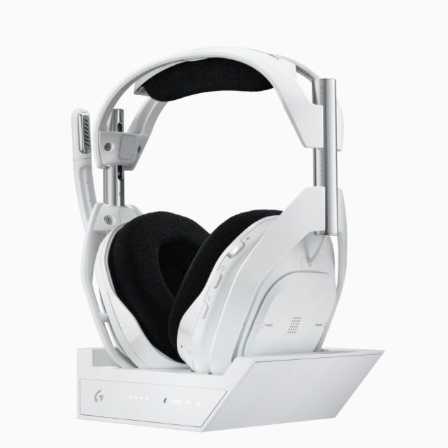 Logicool G ゲーミングヘッドセット ASTRO A50 X LIGHTSPEED A50X-WH ワイヤレス ヘッドセット ベースステーション Bluetooth