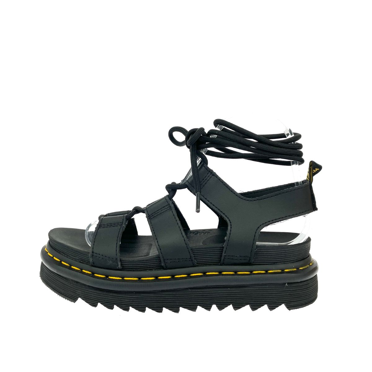 Dr.Martens ドクターマーチン サンダル ナルティラ 表記サイズ UK 4 レザー ブラック レディース