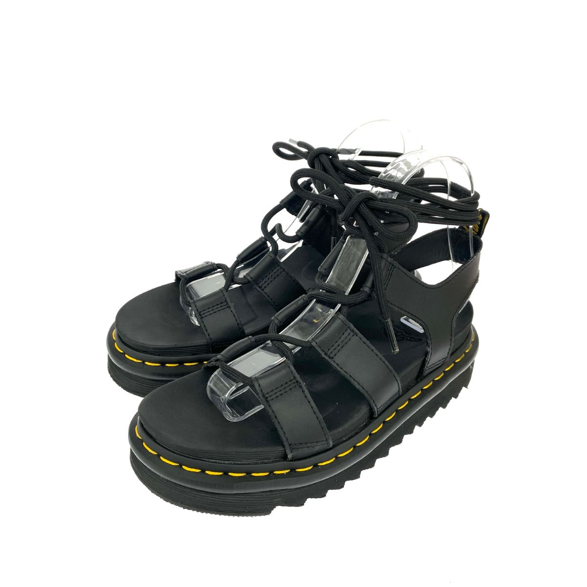 Dr Martens ドクターマーチン サンダル ナルティラ 表記サイズ UK 4 レザー ブラック レディース