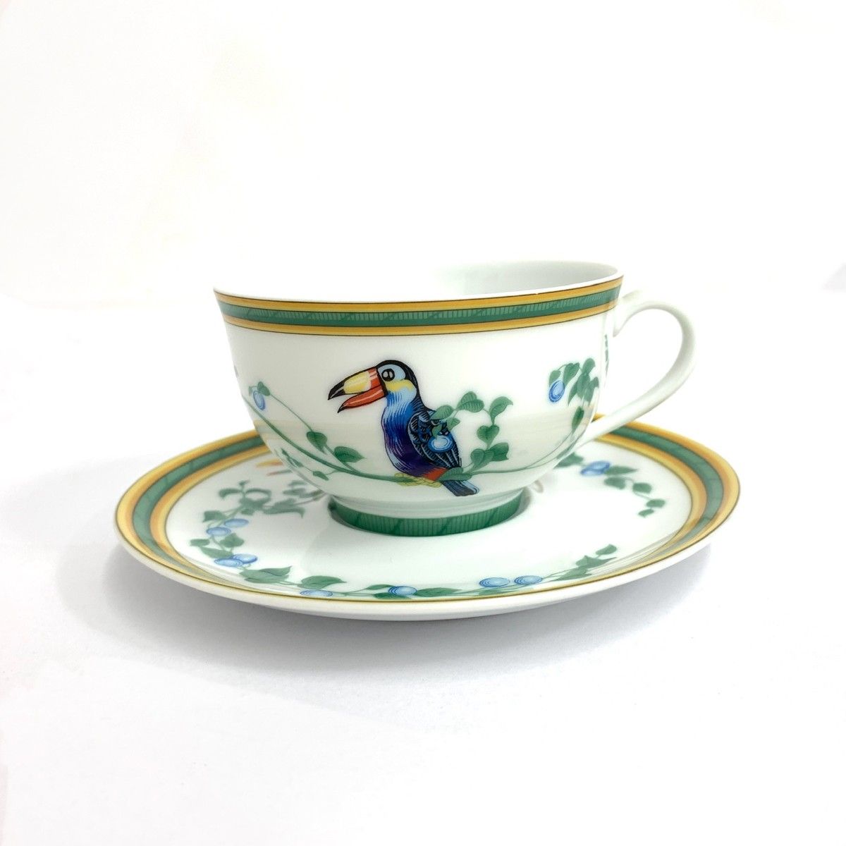 HERMES エルメス カップ-ソーサー トゥカン ホワイト 240001169039