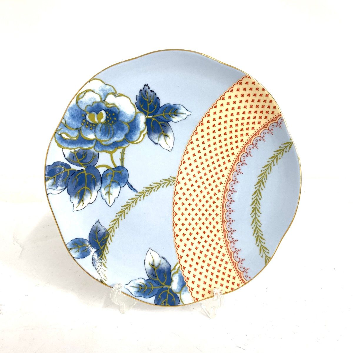 Wedgwood ウェッジウッド プレート バタフライブルーム 21㎝ 柄違い4枚セット マルチ 240001169068