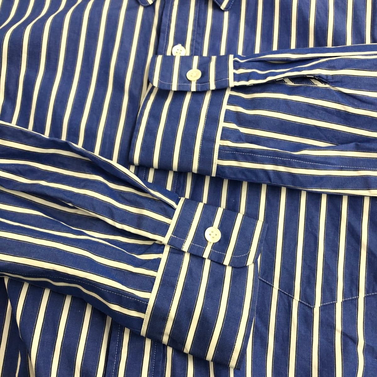 Sacai サカイ ドローコード付きストライプシャツ サイズ:2 SCM-012