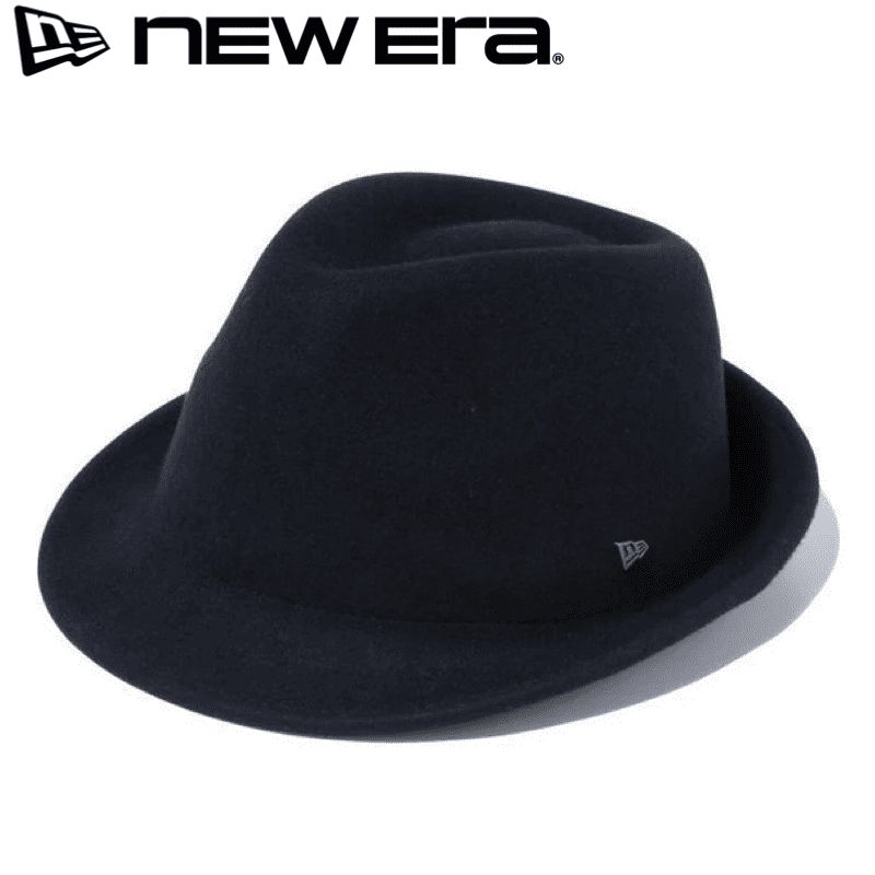 NEWERA ニューエラ ハット HAT トリルビー 中折れハット フェルトハット ソフトハット 中折れ帽 トリルビー帽 帽子 ウール ユニセックス メンズ レディース 黒ブラック