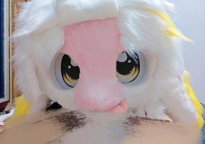 着ぐるみ ケモノ体 フルスーツ セット NO 60 ピンク うさぎ 垂れ耳 全頭ヘッド ファースーツ ぬいぐるみ コスプレ コスチューム