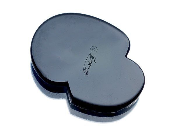 ジュエリー極】エルヴィン・ポーリー作 素敵なヘアライン 高級ブルー