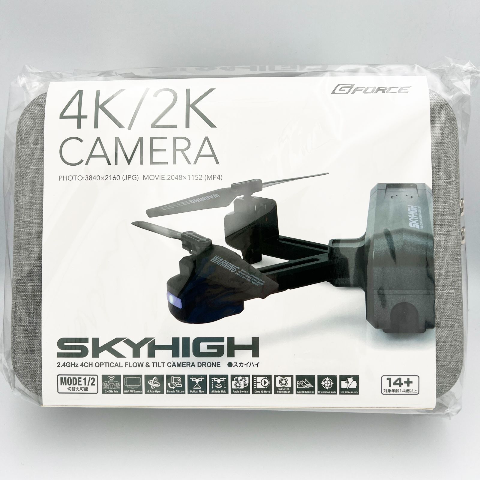 G FORCE SKYHIGH GB 030 ジーフォース ドローン 4 K静止画 2 K動画対応 Wi Fi接続