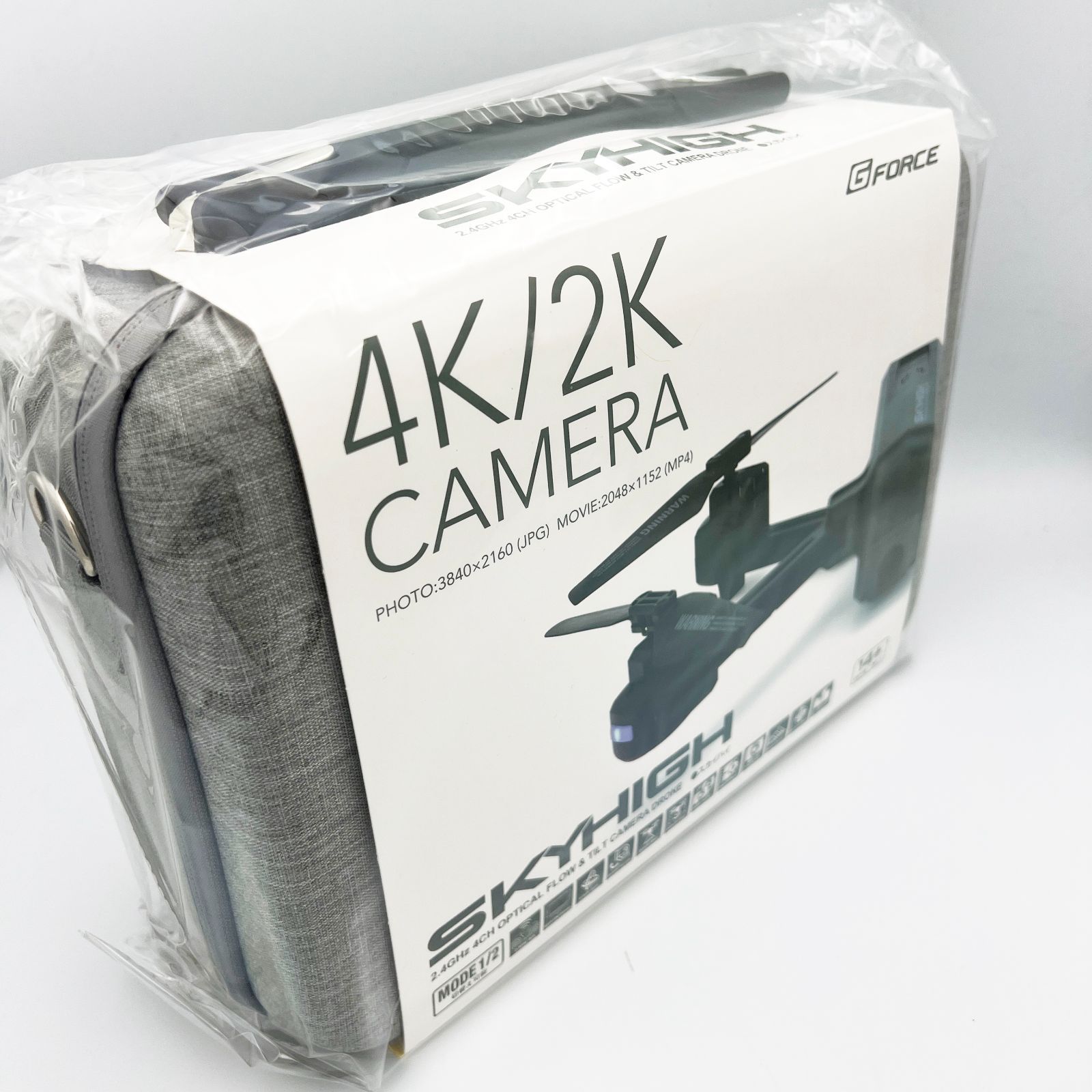 G-FORCE SKYHIGH GB 030 ジーフォース ドローン 4 K静止画 2 K動画対応 Wi-Fi接続 高度維持 ドローン 