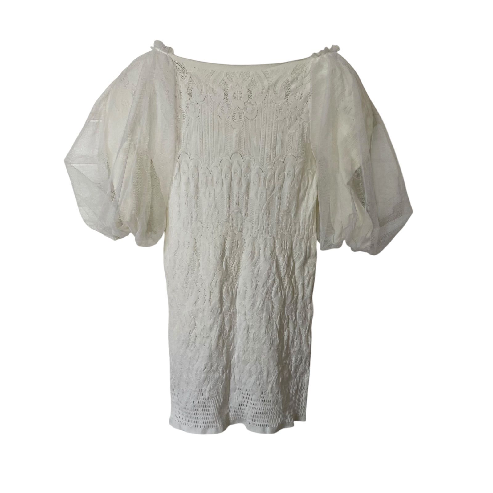 チャコット ノーソーイングニット ホワイト ☆ 【ノーソーイングニット