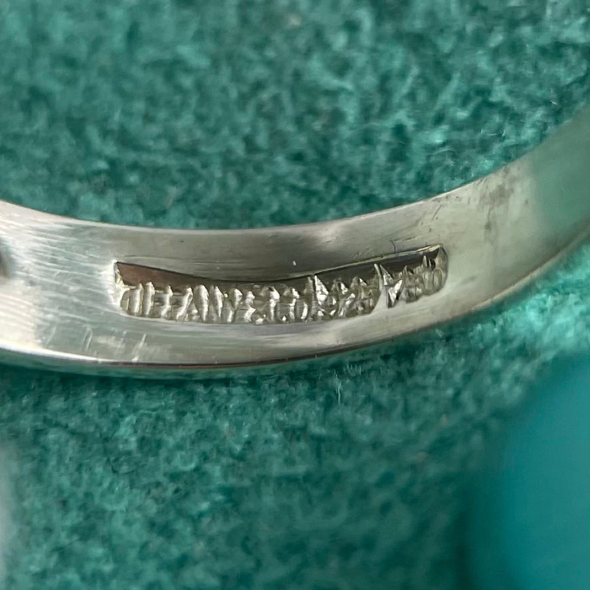 ティファニー 10号 リボン ボウ リング 925 750 コンビ P18f - メルカリ