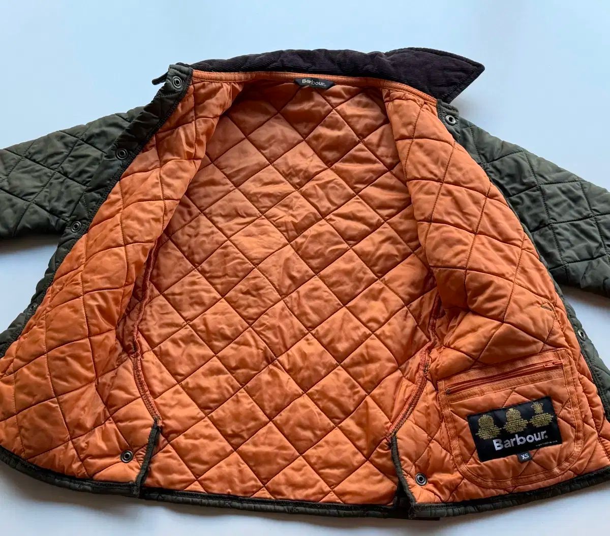 バブアー キッズ キルティング BARBOUR XS 5-7歳 程度