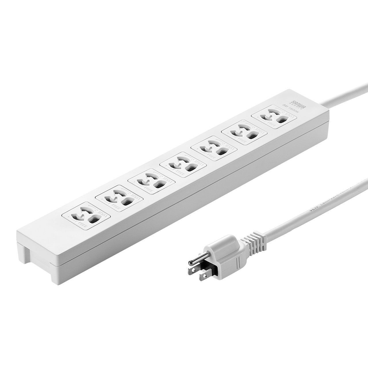 人気セール，100%新品 新品 サンワサプライ 電源タップ スタンダードタイプ 3P・7個口 3m TAP-F37-3 UPS(無停電電源装置)