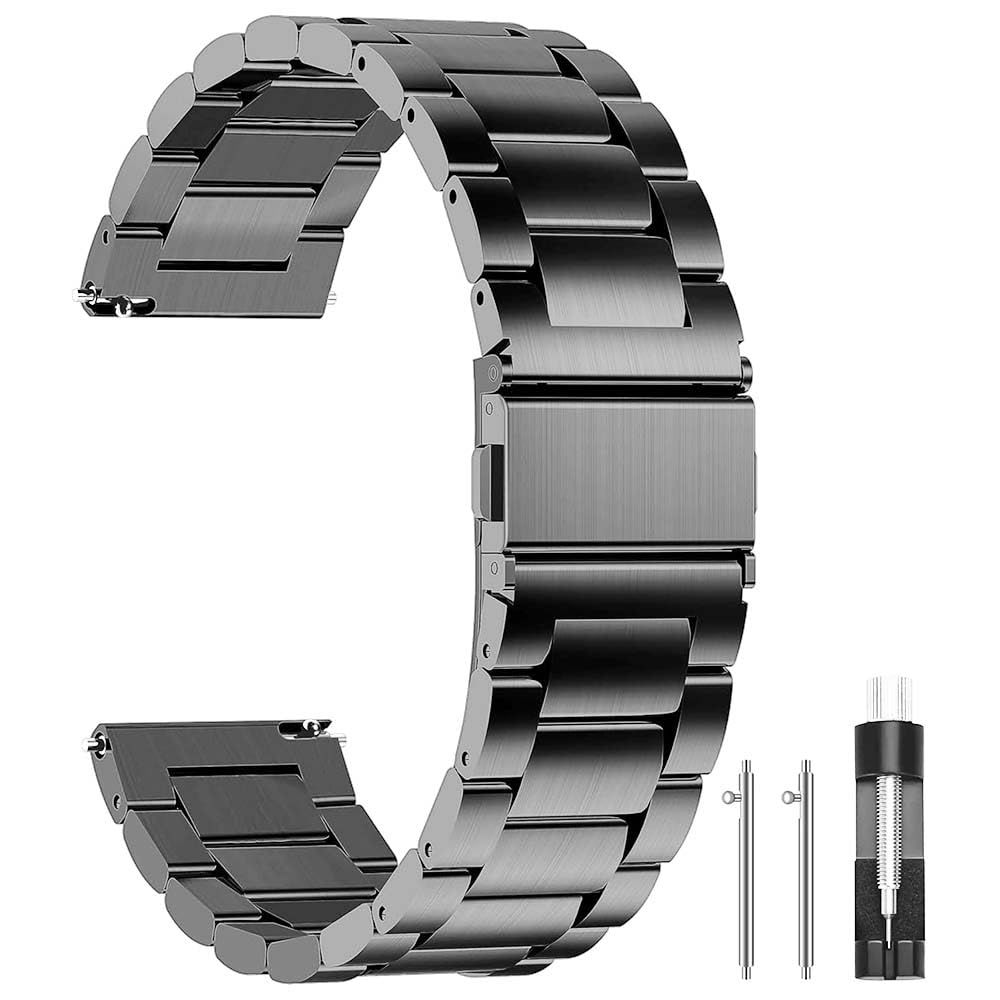 新品 チタン製バンド クイックリリース 16/18/20/22mm チタニウム製ベルト スマートウォッチ 50g Samsung/HuaWei/Amazfit/Garmin等に対応 150-215mmの手首対応 調整工具付属