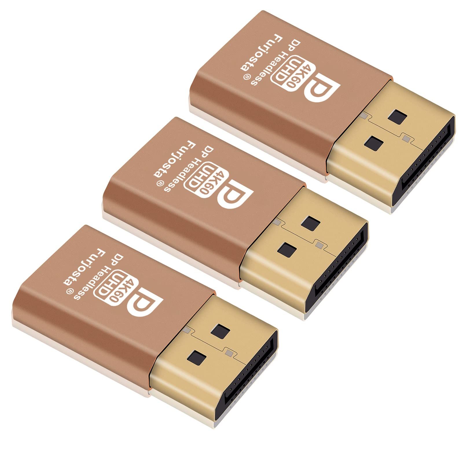 ブルーライト付きPC 4K DisplayPort仮想ディスプレイエミュレーター ヘッドレスモードに対応 1080 120Hzから4096x2160 60Hzまで対応 PCおよびMacに対応-3