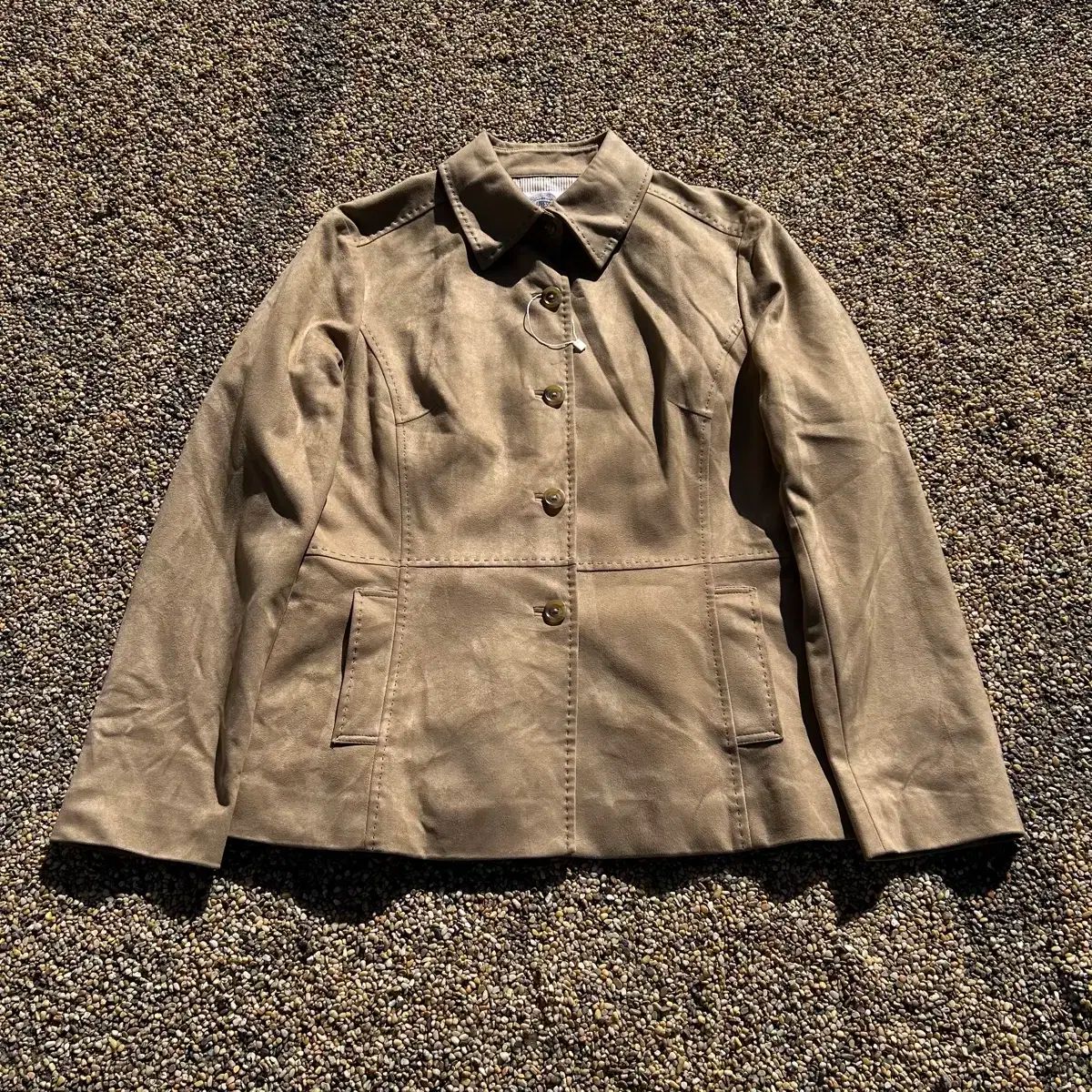 JPRESS スウェード ブレーザー ジャケット