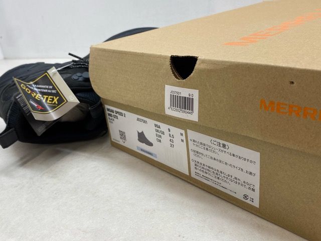  MERRELL メレル MOAB SPEED 2 MID GTX モアブ スピード ミッド ゴアテックス トレッキングブーツ J 037501 27 0 cm MK 0048 008 272 ランタン 登山靴 トレッキングシューズ アウトドアシューズ