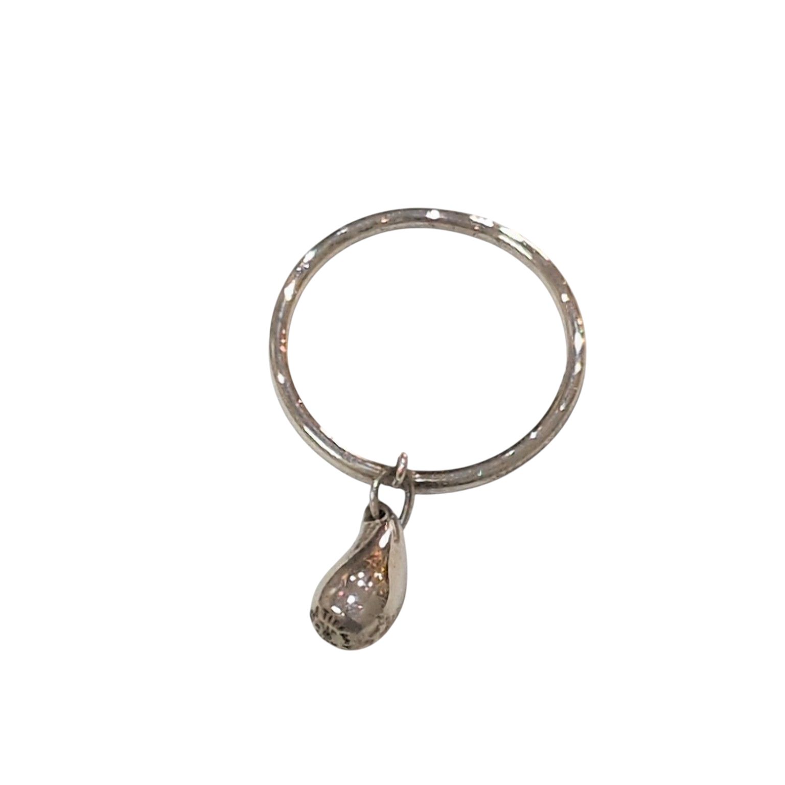 8号 TIFFANY ティアドロップ リング 指輪 ティファニー