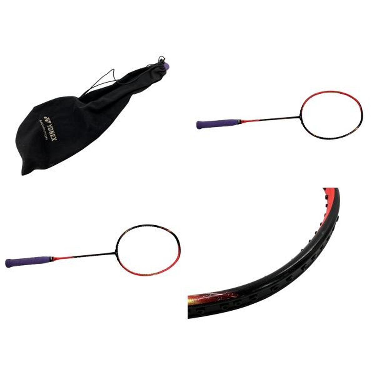 YONEX ASTROX 77 4 U G 5 バドミントン ラケット レッド フレームのみ ヨネックス アストロクス アイソメトリック