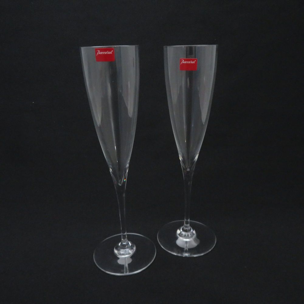 Baccarat バカラ ドン ペリニョン シャンパンフルート 2客 クリスタル ペア H23.5 グラス SU13307V1
