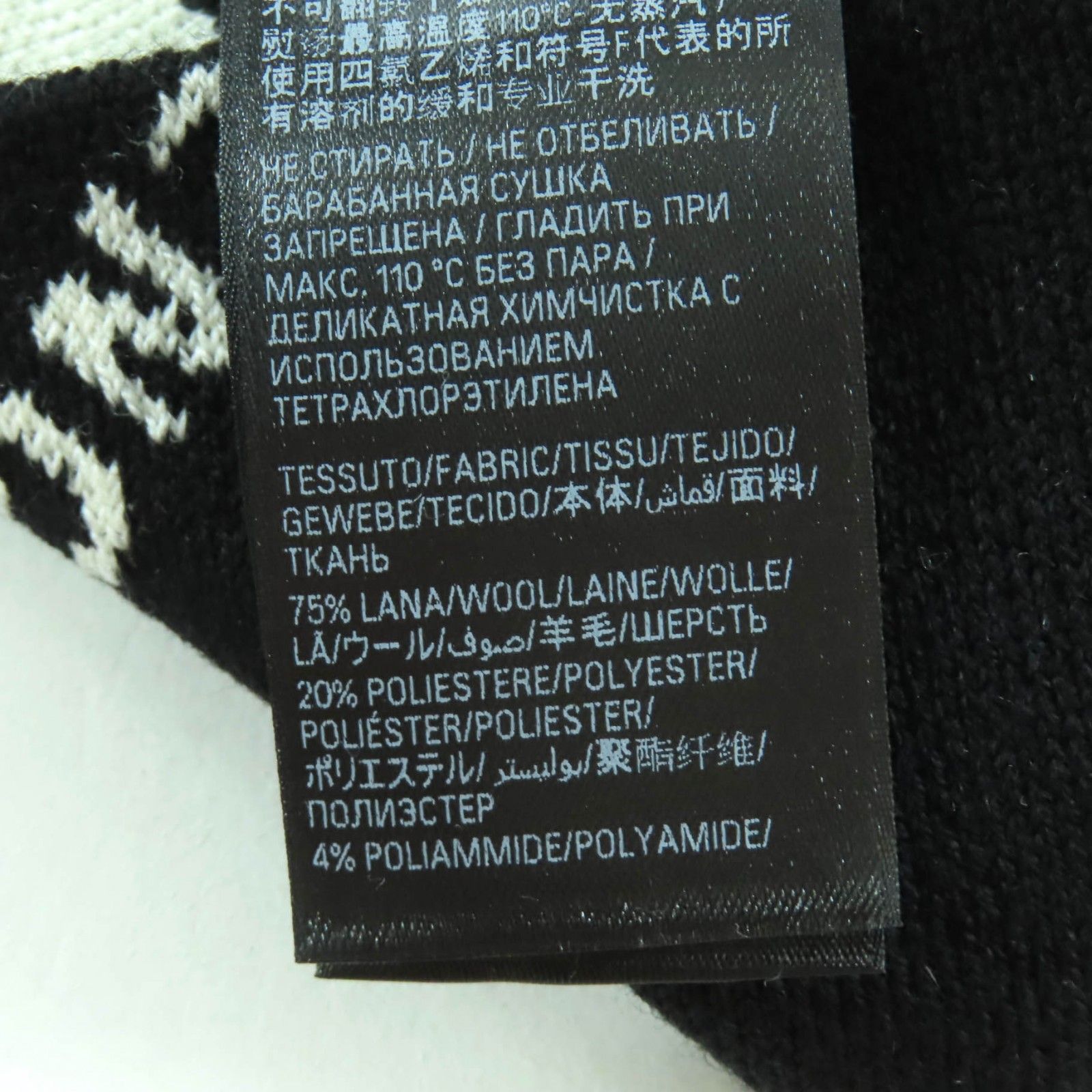 ニットキャップ ブラック