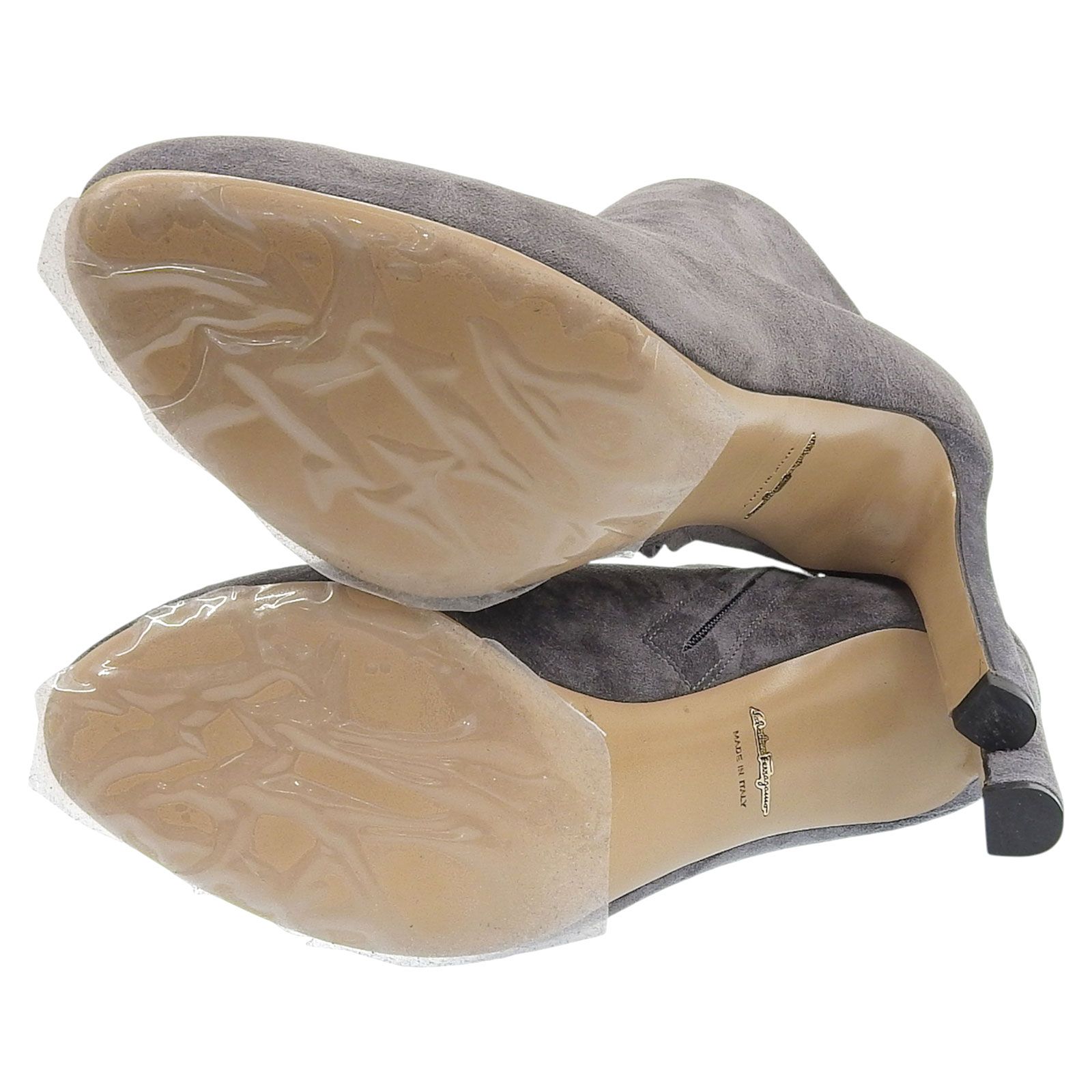 アンクルブーツ グレー