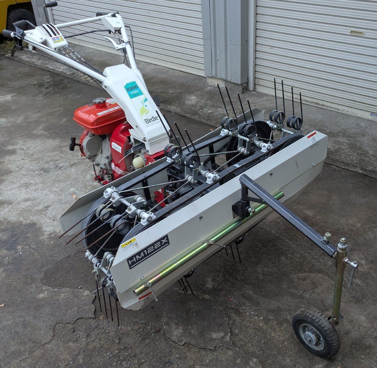 鹿児島発 オーレック 管理機BX 80バーディ 集草機HM 122 X