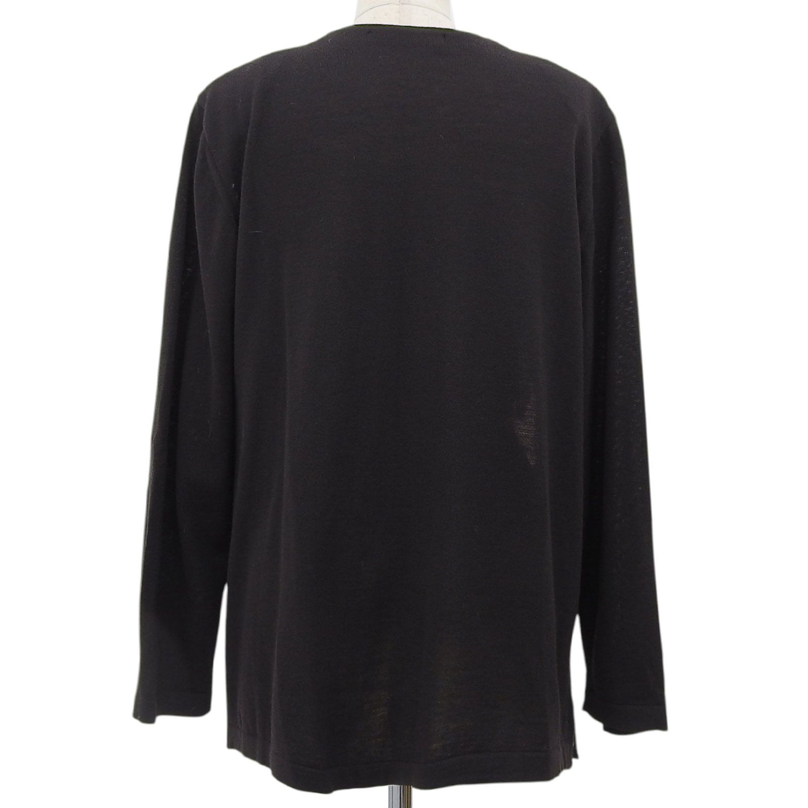 良品△LEONARD FASHION レオナール ファッション 花柄 Vネック シルク