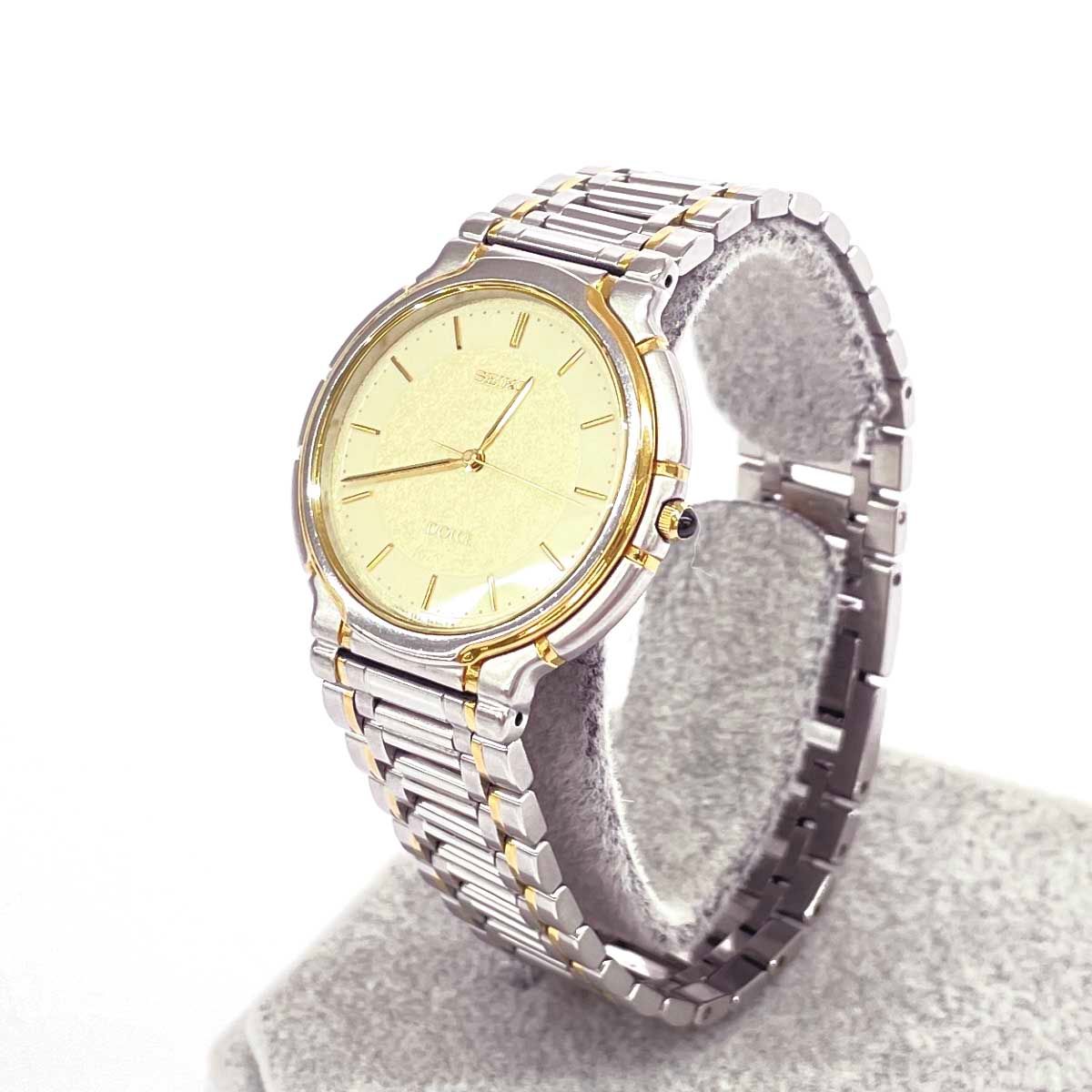 ◇SEIKO セイコー ドルチェ/腕時計 クォーツ/SS/ 5E31-6E10 ゴールド