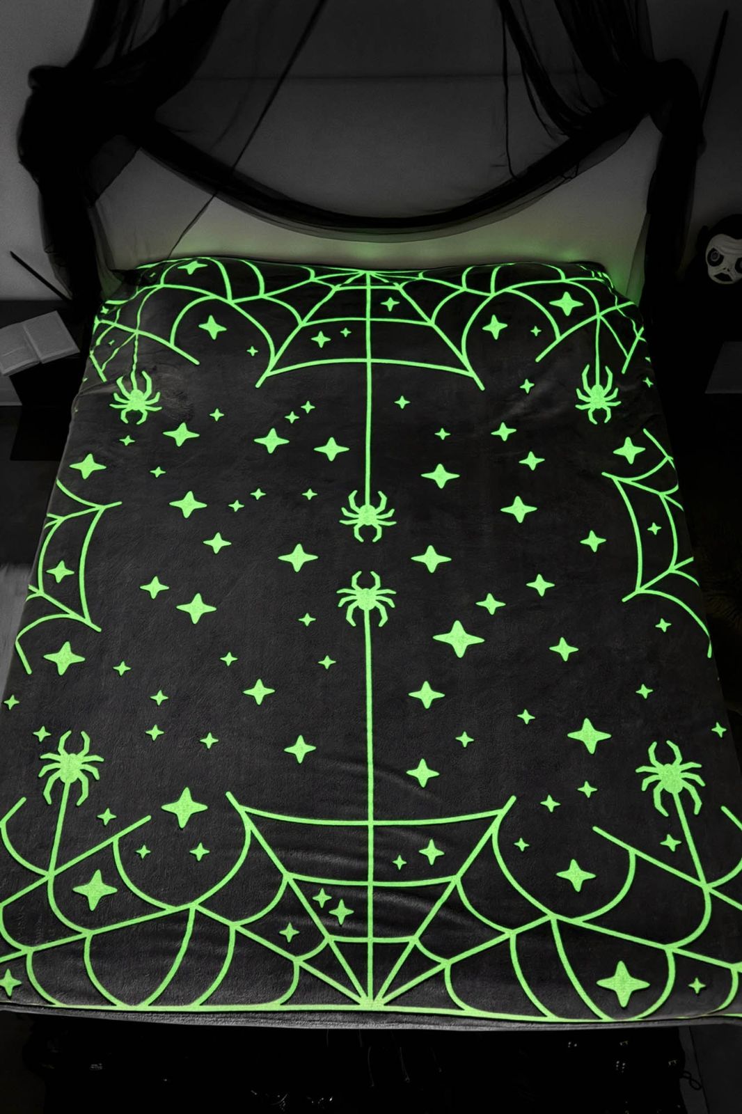 KILL STAR Spider Space Glow Blanket 蓄光 ブランケット