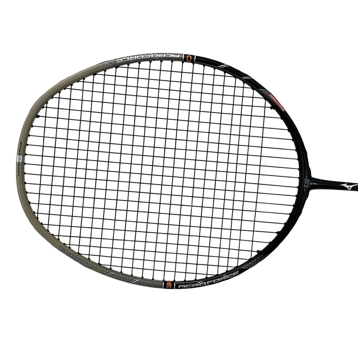  MIZUNO バドミントン ラケット4 U 6 サンドカーキ 収納袋付き アクロフォース ミズノ ラケット バドミントン