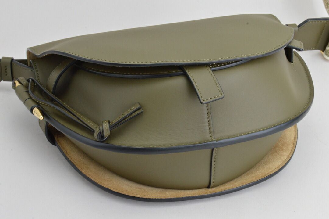 ロエベ LOEWE デュアル レザー ショルダーバッグ カーフ アナグラム