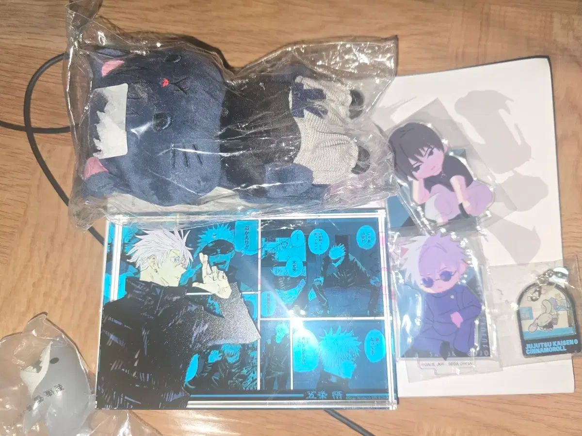 五条悟アクリル 甚爾 猫ぬいぐるみ 外アクリル