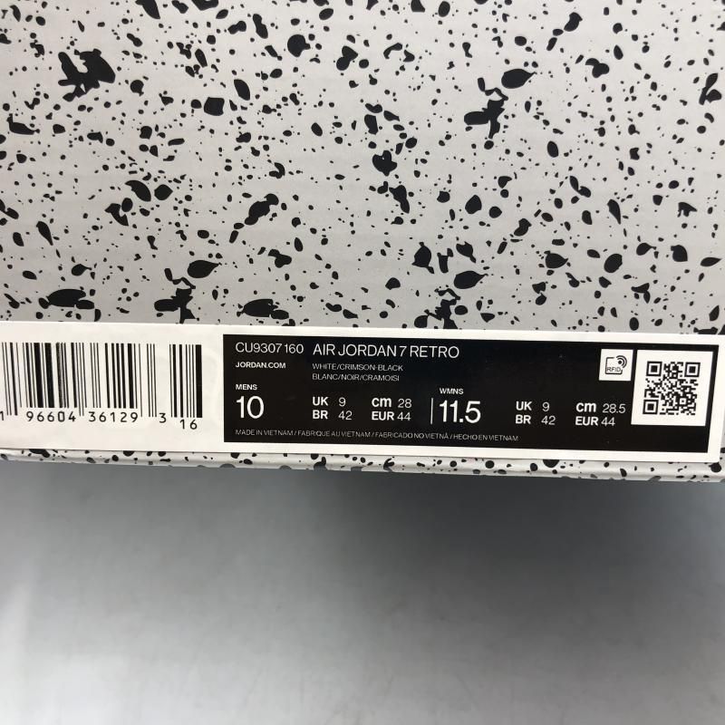  Nike Air Jordan 7 Retro White Infrared 28 cm CU 9307 160 ナイキ エアジョーダン ホワイト 17 その他 靴