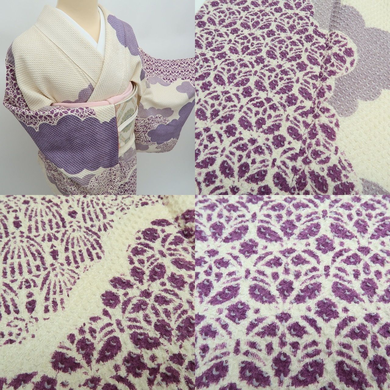 総絞り 手縫い仕立て