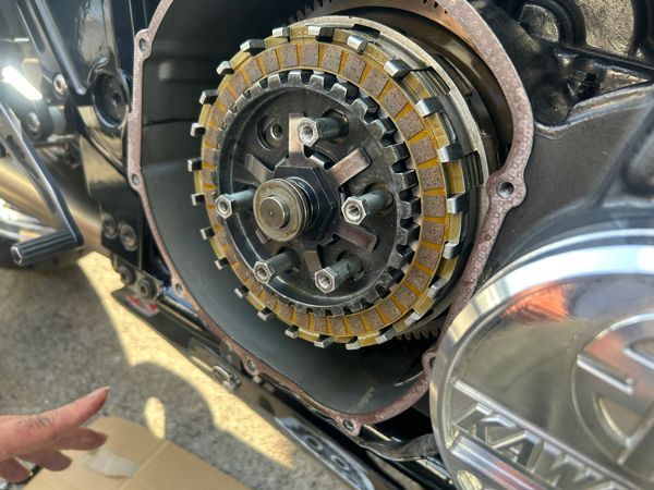 バイク ゼファー1100/ゼファー1100RS クラッチナット 純正部品 92015